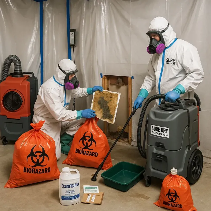 Contaminated Water Handling Protocols process in Pymatuning Central, PA